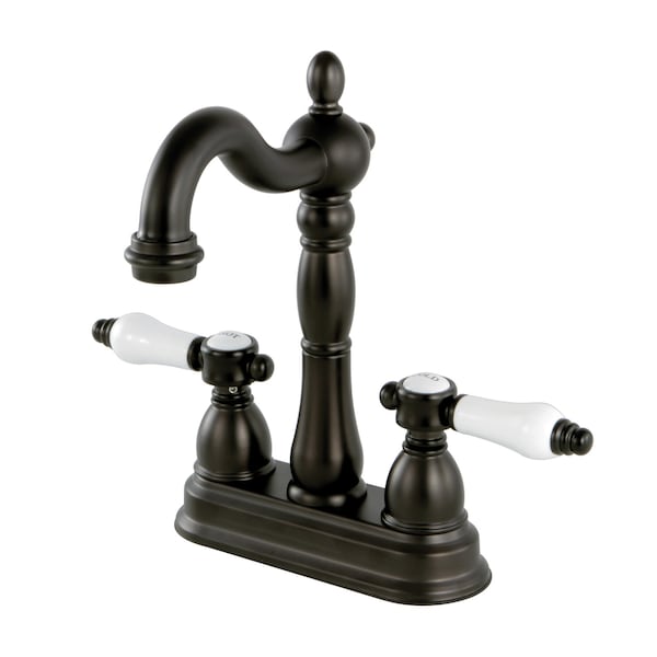 Kingston Brass 4" Centerset Bar Faucet, Oil Rubbed Bronze KB1495BPL - main
